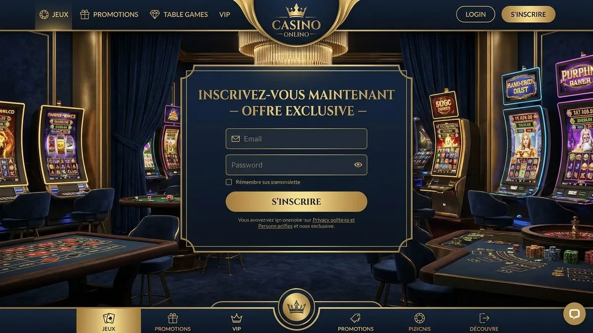 Inscription avec bonus